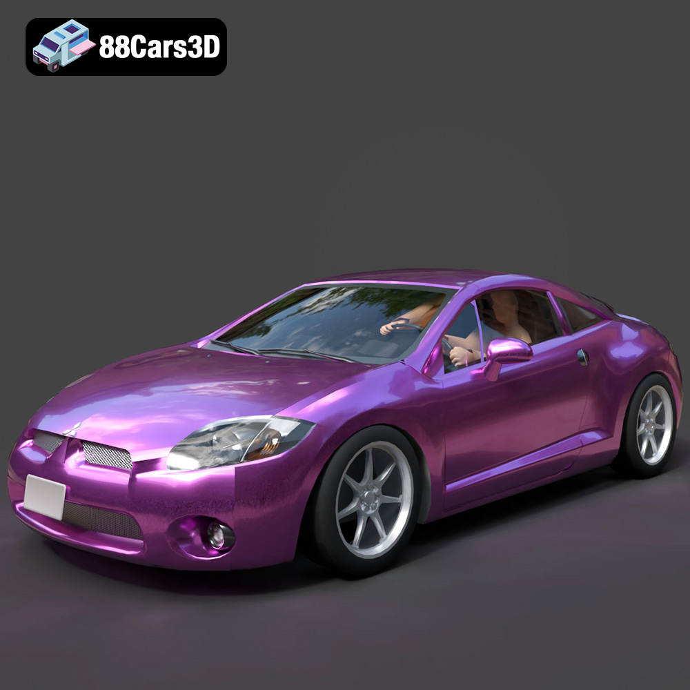 Mitsubishi Eclipse GT 2001 3D Model