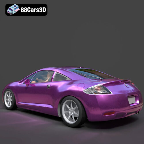 Mitsubishi Eclipse GT 2001 3D Model