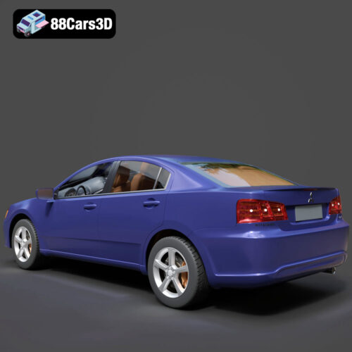 Mitsubishi Galant 2009 3D Model - Gallery Image 3 Mitsubishi Galant 2009 3D Model