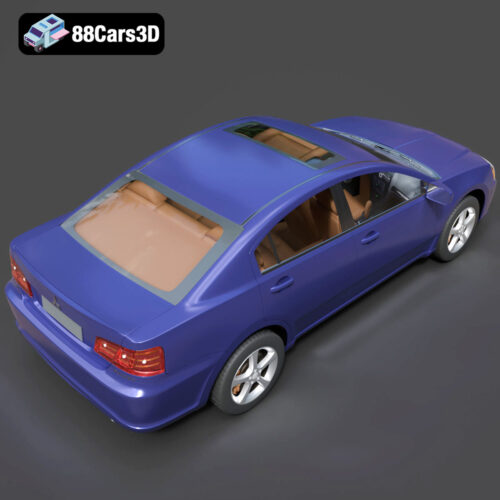 Mitsubishi Galant 2009 3D Model - Gallery Image 1 Mitsubishi Galant 2009 3D Model