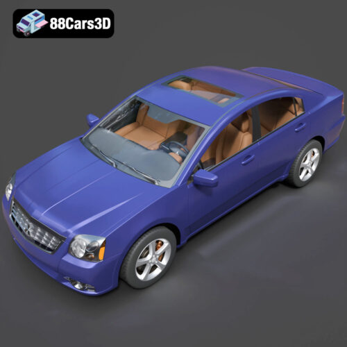 Mitsubishi Galant 2009 3D Model - Gallery Image 5 Mitsubishi Galant 2009 3D Model