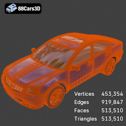 Mitsubishi Galant 2009 3D Model - Gallery Image 2 Mitsubishi Galant 2009 3D Model