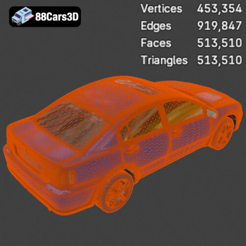 Mitsubishi Galant 2009 3D Model - Gallery Image 4 Mitsubishi Galant 2009 3D Model