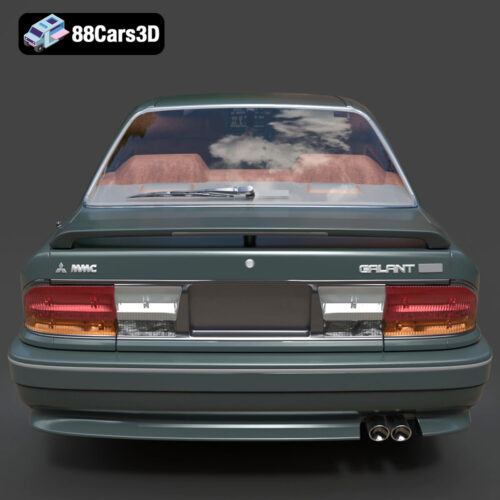 Mitsubishi Galant VR4 2000 3D Model