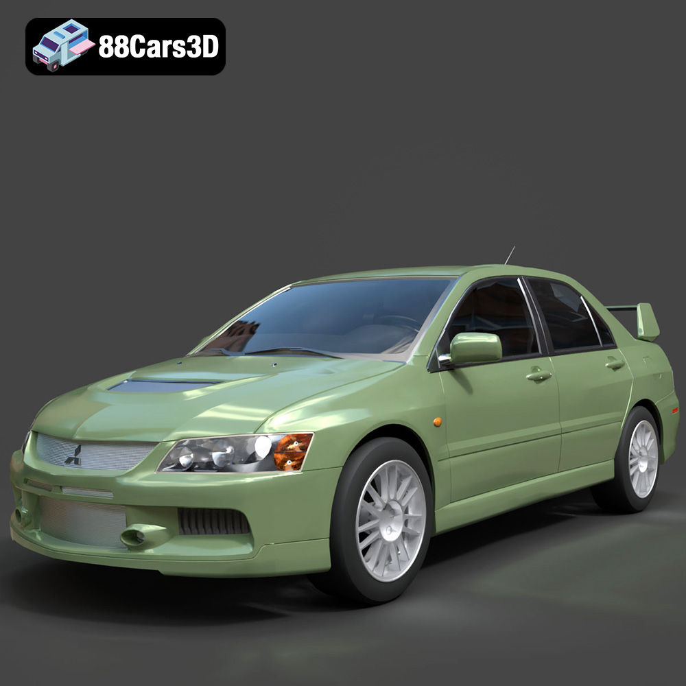 Mitsubishi Lancer Evolution IX 3D Model