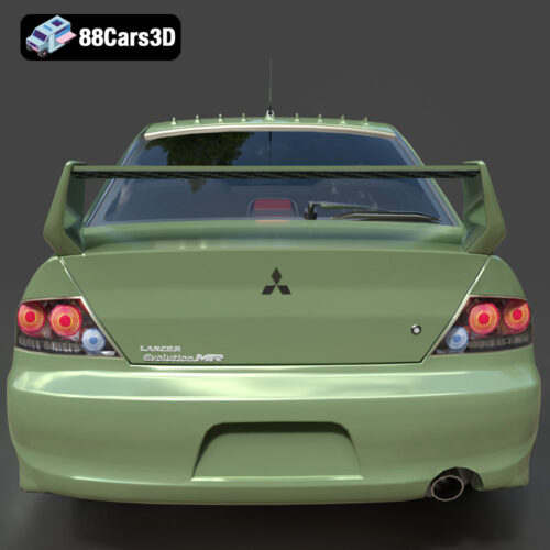Mitsubishi Lancer Evolution IX 3D Model