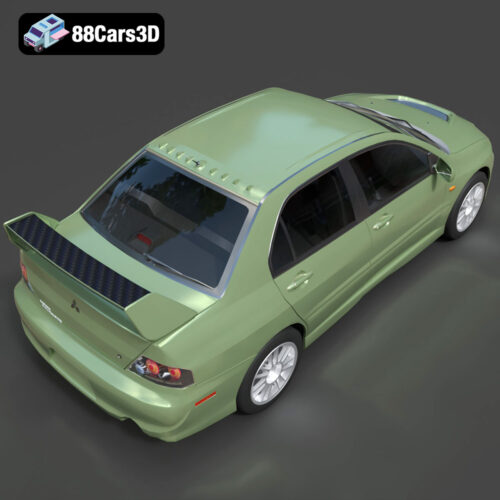 Mitsubishi Lancer Evolution IX 3D Model