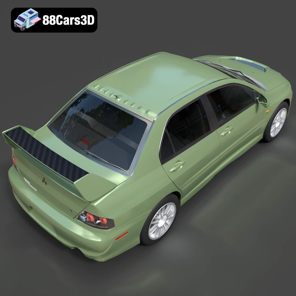 Mitsubishi Lancer Evolution IX 3D Model