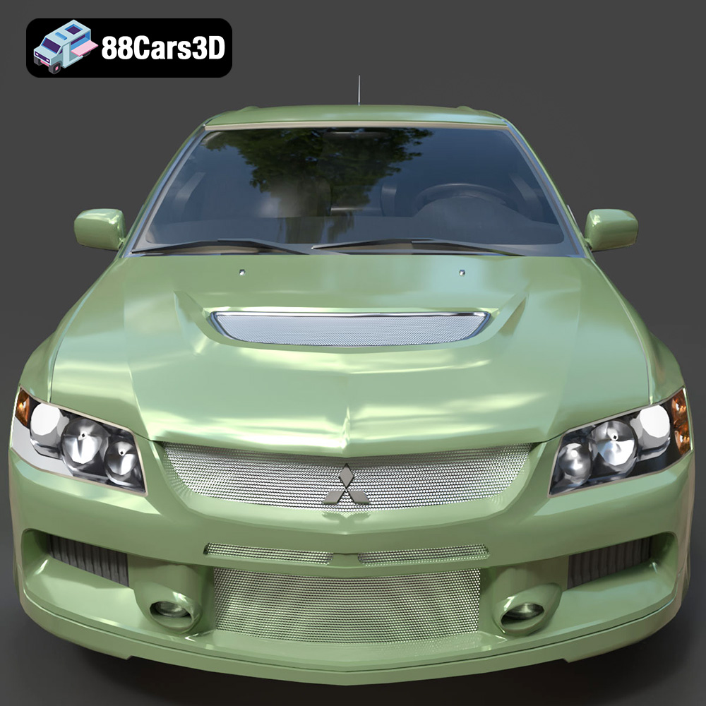 Mitsubishi Lancer Evolution IX 3D Model
