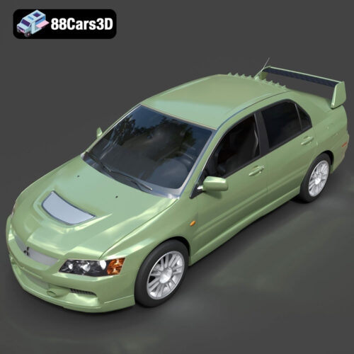 Mitsubishi Lancer Evolution IX 3D Model