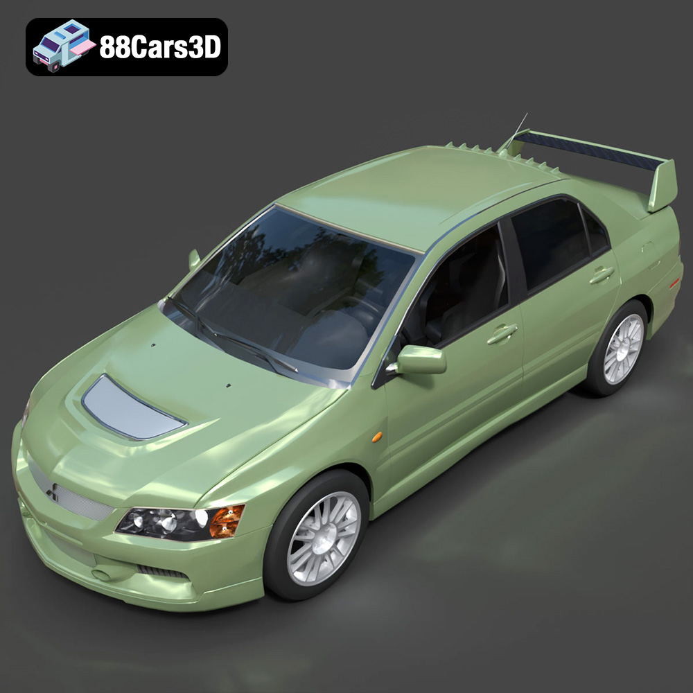 Mitsubishi Lancer Evolution IX 3D Model