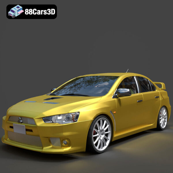 Mitsubishi Lancer Evolution X 3D Model