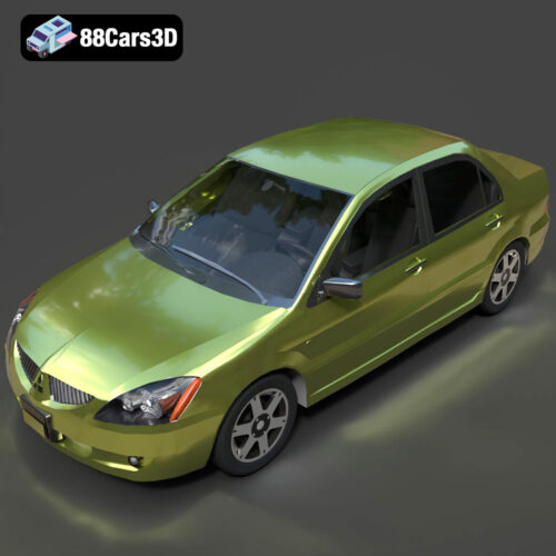 Mitsubishi Lancer IX-001 3D Model - Gallery Image 5 Mitsubishi Lancer IX-001 3D Model