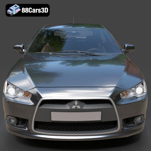 Mitsubishi Lancer Sportback 2009 3D Model