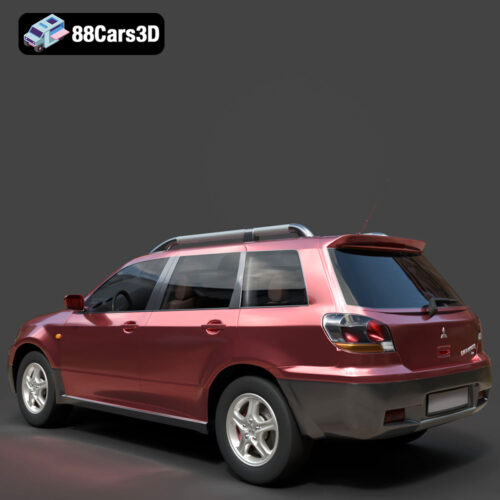 Mitsubishi Outlander 2022 3D Model - Gallery Image 3 Mitsubishi Outlander 2022 3D Model