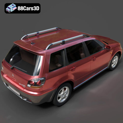 Mitsubishi Outlander 2022 3D Model - Gallery Image 5 Mitsubishi Outlander 2022 3D Model