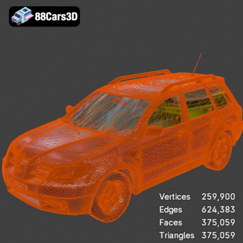 Mitsubishi Outlander 2022 3D Model - Gallery Image 4 Mitsubishi Outlander 2022 3D Model
