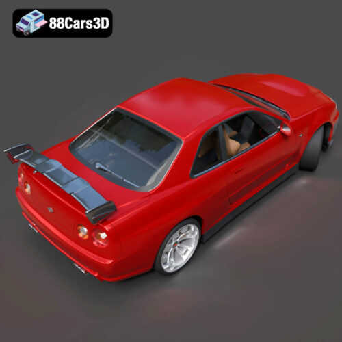 Nissan Skyline 3D Model - Gallery Image 2 Nissan Skyline 3D Model