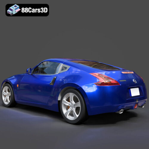 Nissan 370Z 2020 3D Model - Gallery Image 3 Nissan 370Z 2020 3D Model