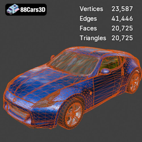 Nissan 370Z 2020 3D Model - Gallery Image 2 Nissan 370Z 2020 3D Model