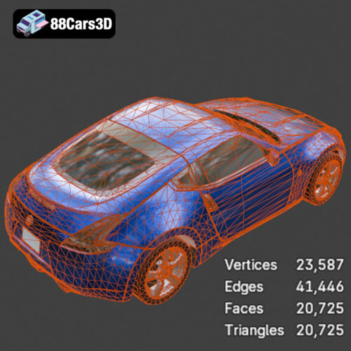 Nissan 370Z 2020 3D Model - Gallery Image 5 Nissan 370Z 2020 3D Model