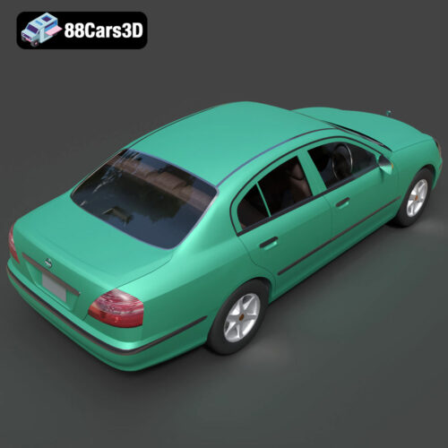Nissan Cima Infiniti Q45 2007 3D Model