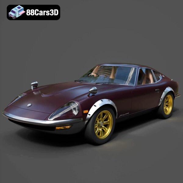 Nissan FairLady 240ZG 3D Model - Main Image Nissan FairLady 240ZG 3D Model
