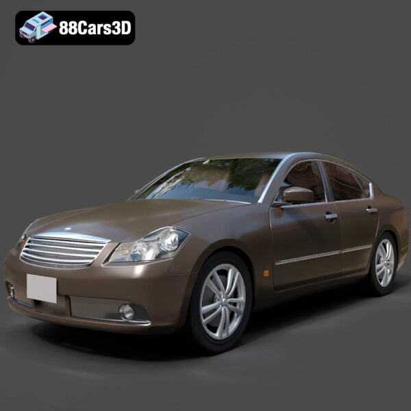 Nissan Fuga 2003 3D Model - Main Image Nissan Fuga 2003 3D Model