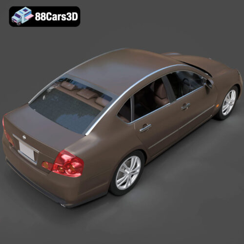 Nissan Fuga 2003 3D Model - Gallery Image 5 Nissan Fuga 2003 3D Model
