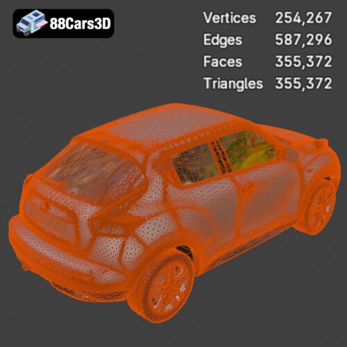 Nissan Juke 2025 3D Model - Gallery Image 7 Nissan Juke 2025 3D Model