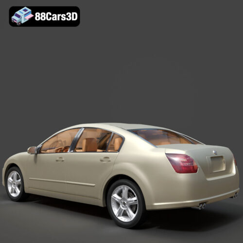 Nissan Maxima-008 2025 3D Model - Gallery Image 4 Nissan Maxima-008 2025 3D Model