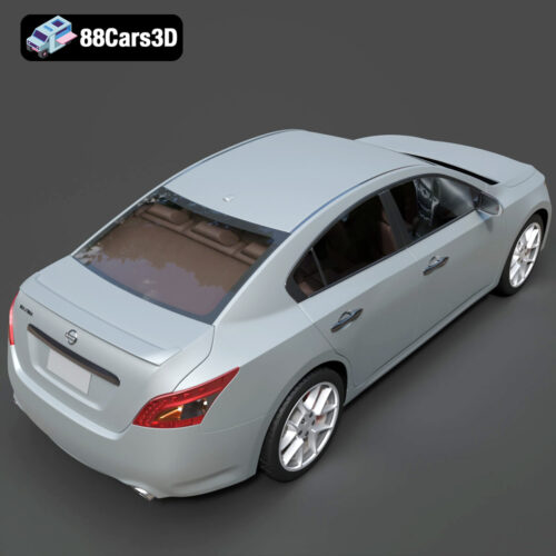 Nissan Maxima 2009 3D Model - Gallery Image 3 Nissan Maxima 2009 3D Model