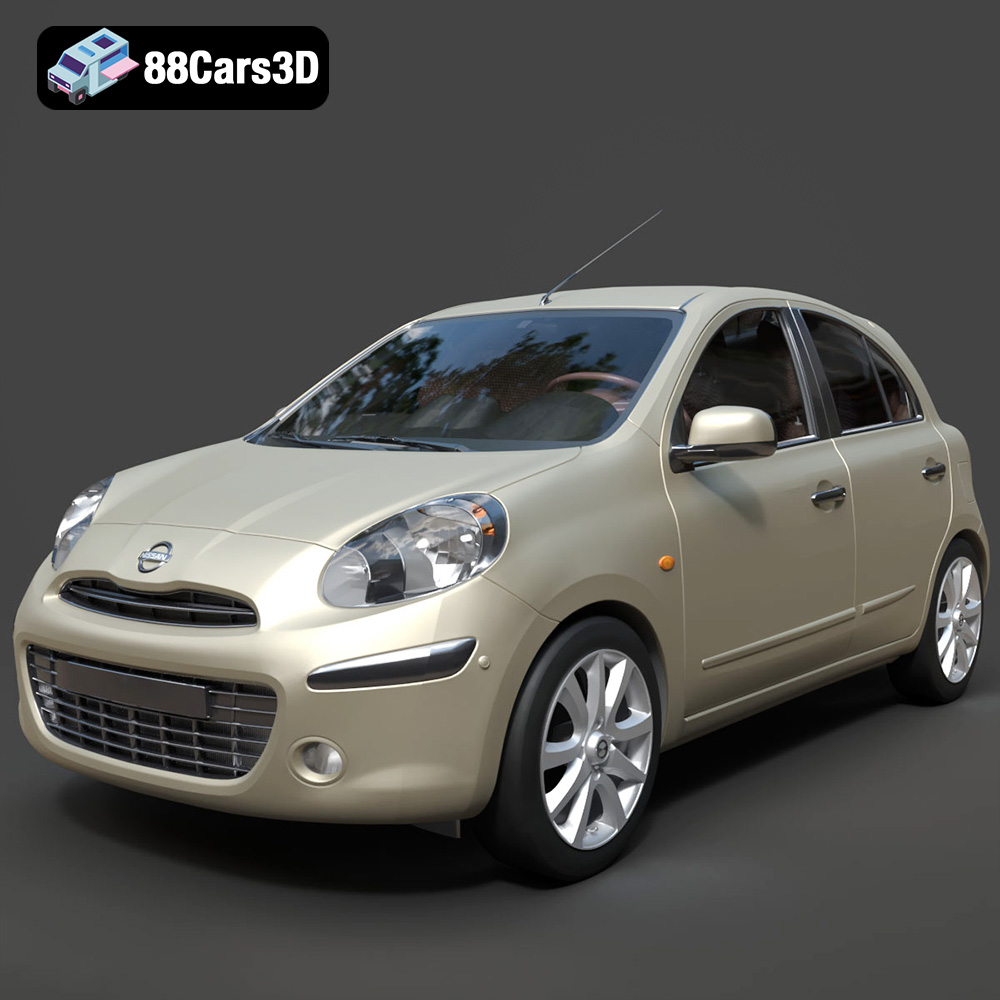 Nissan Micra 2010 3D Model