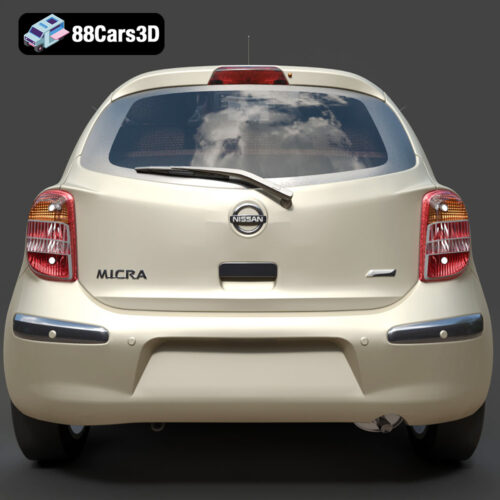 Nissan Micra 2010 3D Model - Gallery Image 5 Nissan Micra 2010 3D Model