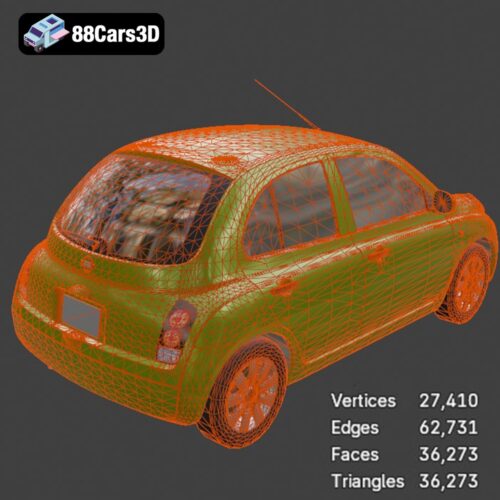 Nissan Micra 5-Door 2025 3D Model