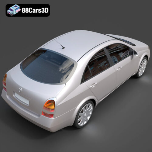 Nissan Primera 2005 3D Model - Gallery Image 1 Nissan Primera 2005 3D Model