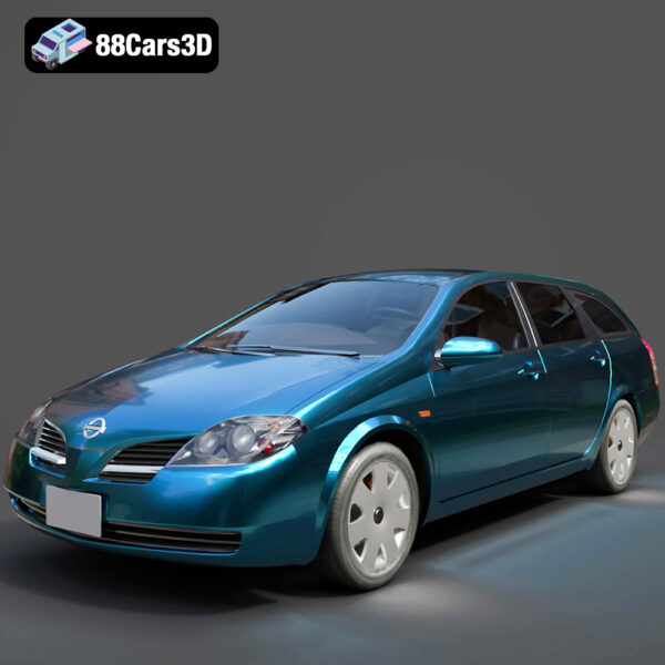 Nissan Primera Wagon 2001 3D Model