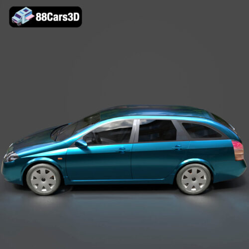 Nissan Primera Wagon 2001 3D Model