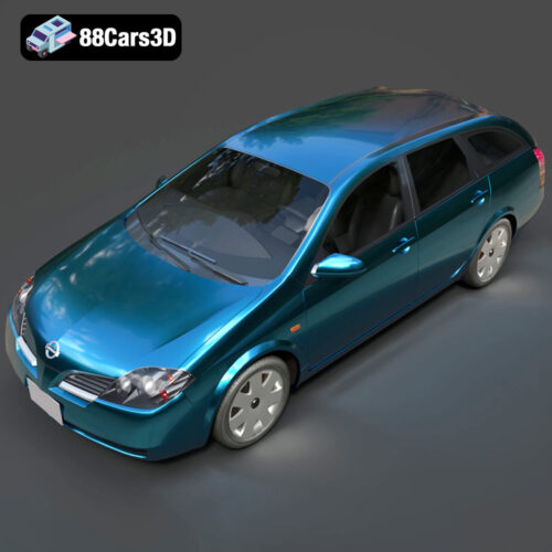 Nissan Primera Wagon 2001 3D Model