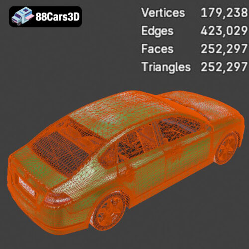 Nissan Teana 2001 3D Model