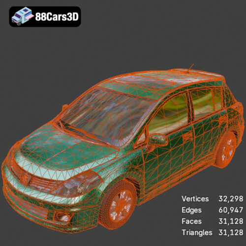Nissan Tiida 3D Model
