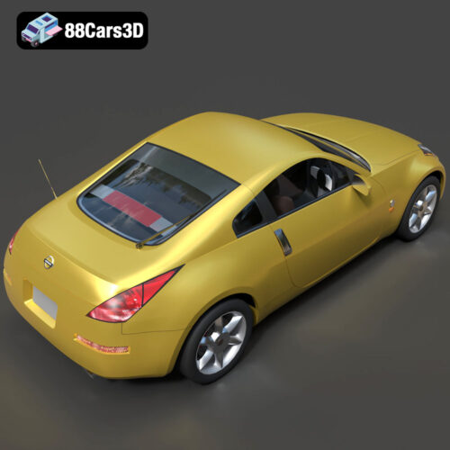 Nissan 350Z 3D Model - Gallery Image 7 Nissan 350Z 3D Model