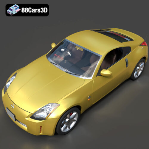 Nissan 350Z 3D Model - Gallery Image 5 Nissan 350Z 3D Model