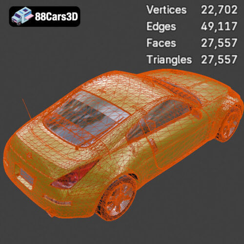 Nissan 350Z 3D Model - Gallery Image 3 Nissan 350Z 3D Model