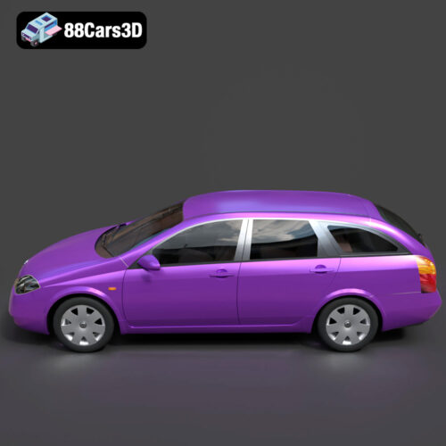 Nissan Primera Wagon 3D Model - Gallery Image 5 Nissan Primera Wagon 3D Model