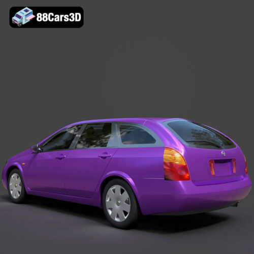 Nissan Primera Wagon 3D Model - Gallery Image 1 Nissan Primera Wagon 3D Model