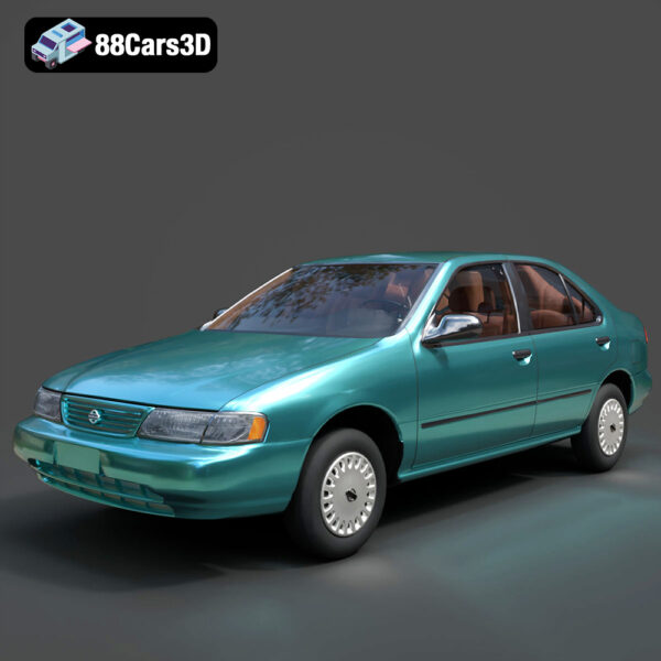 Nissan Sentra GXE 1996 3D Model - Main Image Nissan Sentra GXE 1996 3D Model