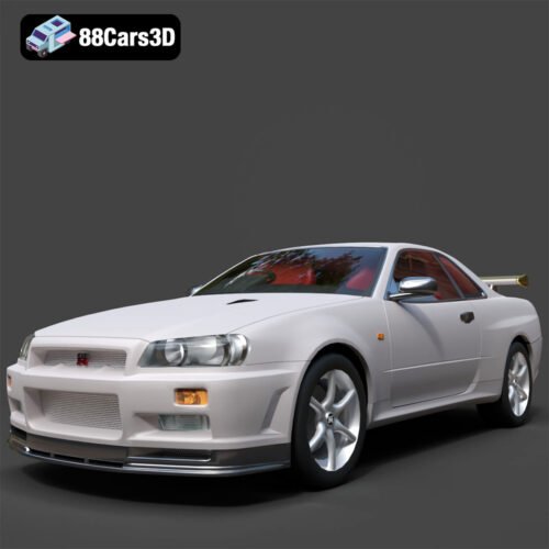 Nissan Skyline R34 2002 3D Model