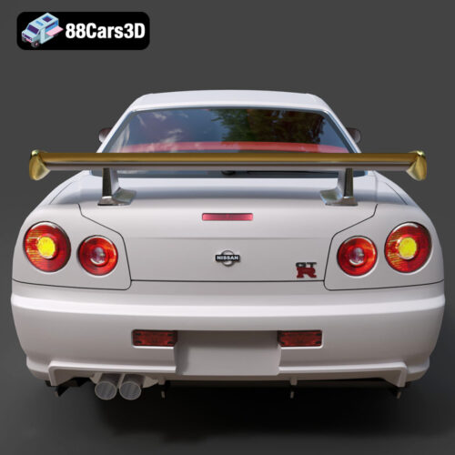 Nissan Skyline R34 2002 3D Model