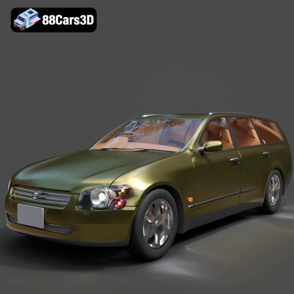 Nissan Stagea 2001 3D Model - Main Image Nissan Stagea 2001 3D Model